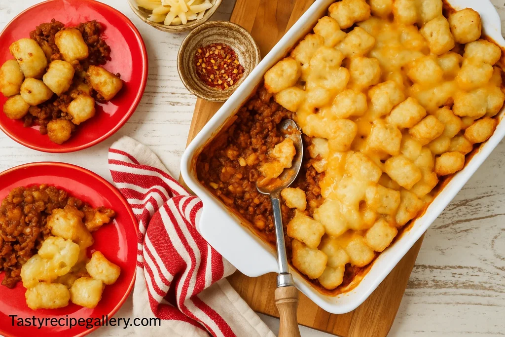 Pizza Tot Casserole 3 Easy Pizza Tot Casserole