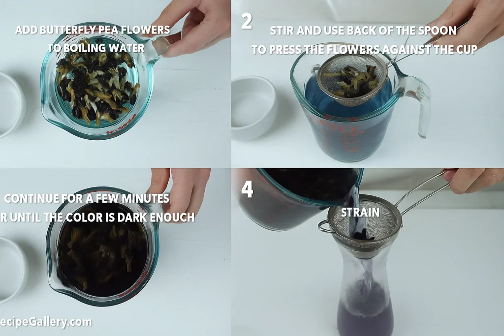Butterfly Pea Flower Tea Recipe 2 Butterfly Pea Flower Tea