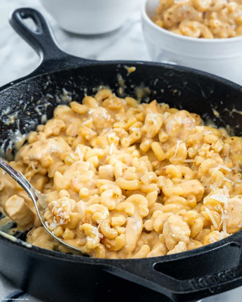 Creamy Chicken Mac and Cheese 3 Chicken Mac and Cheese