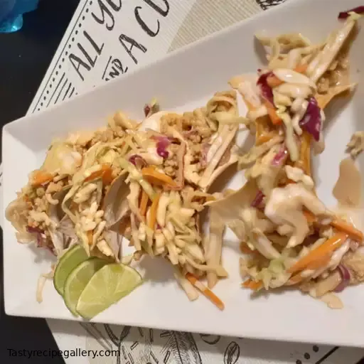 Asian Chicken Wonton Tacos 3 Best Asian Chicken Wonton Tacos