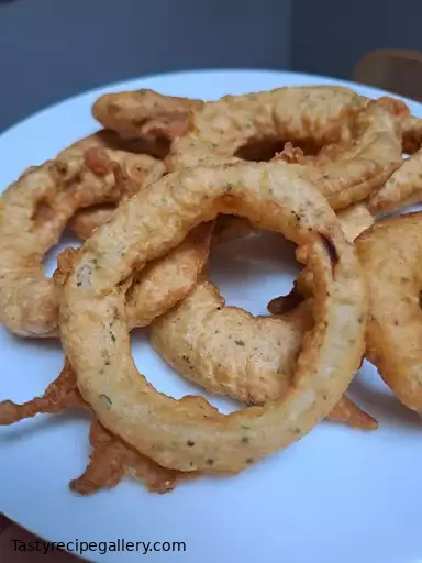 Beer Battered Onion Rings 3 Beer Battered Onion Rings