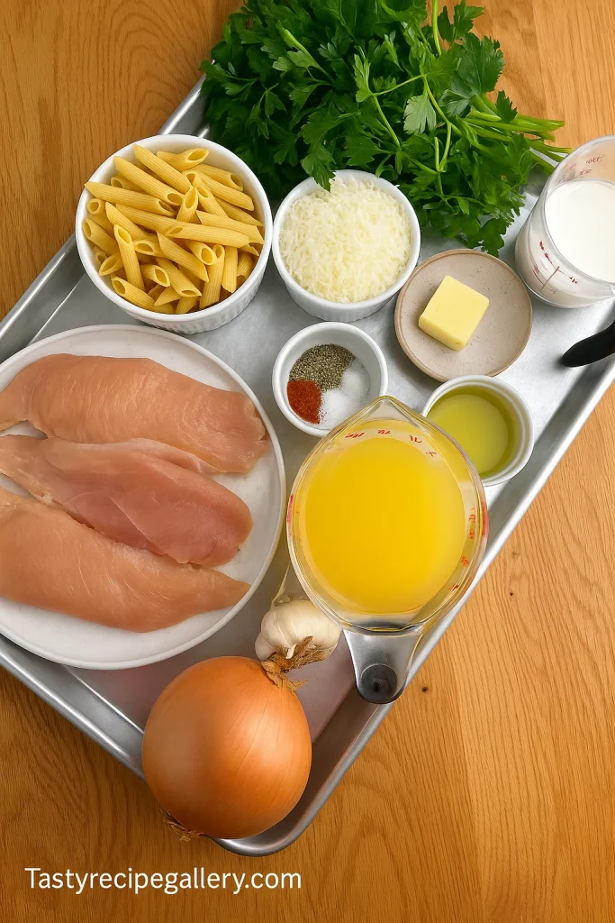 Garlic Parmesan Chicken Pasta 2 Garlic Parmesan Chicken Pasta Recipe
