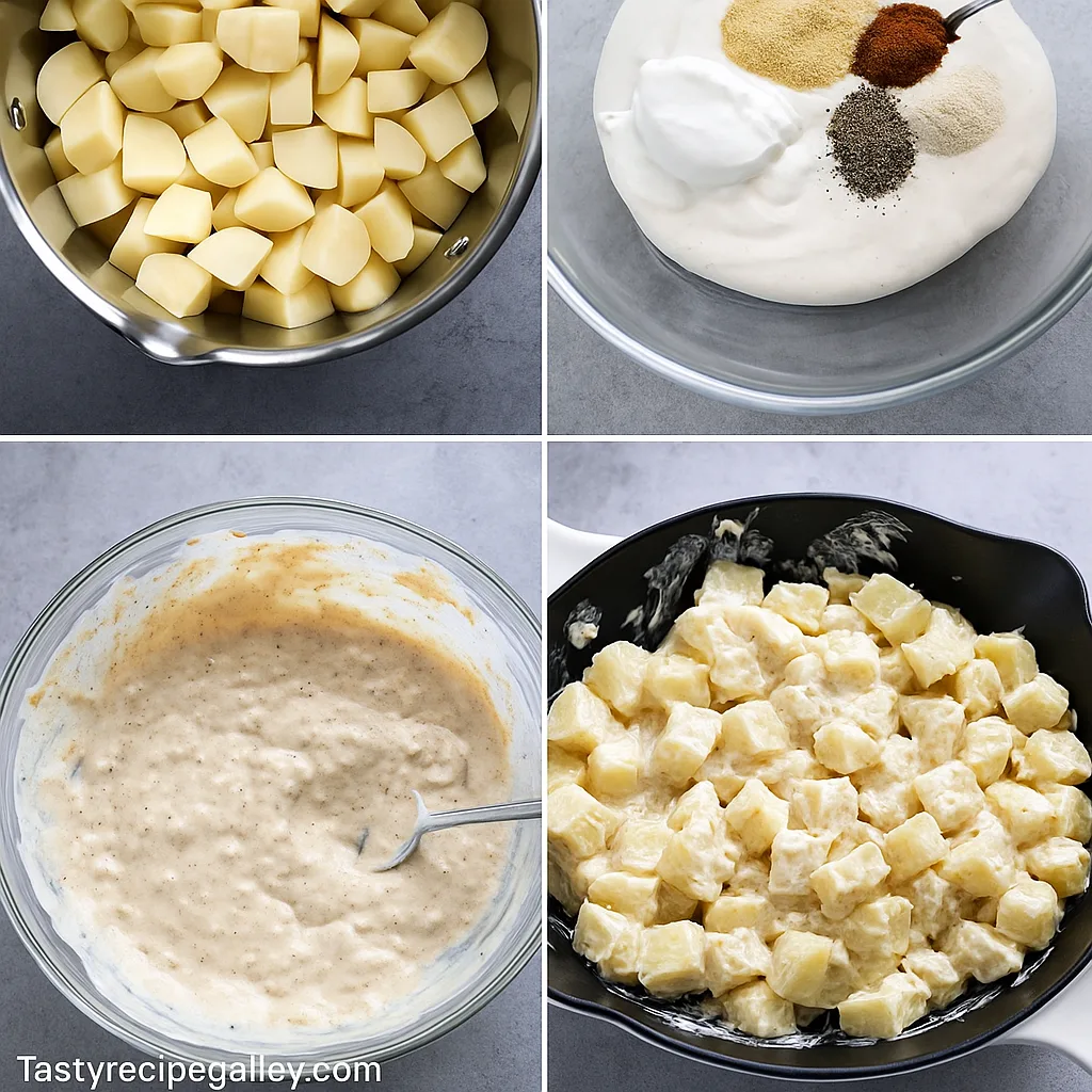 Cheesy Ranch Potatoes 2 Cheesy Ranch Potatoes Recipe