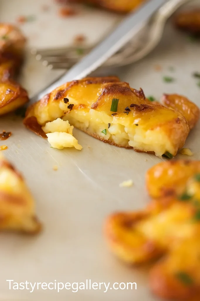 Crispy Smashed Potatoes Recipe 3 Smashed Potatoes Recipe