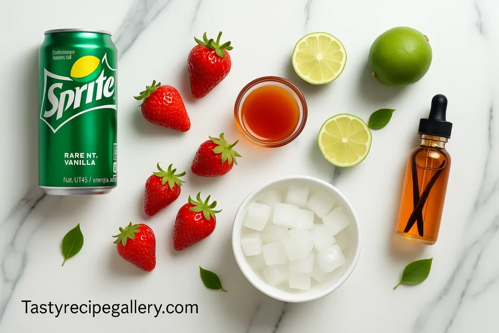 Strawberry Dirty Sprite Recipe 2 Strawberry Dirty Sprite