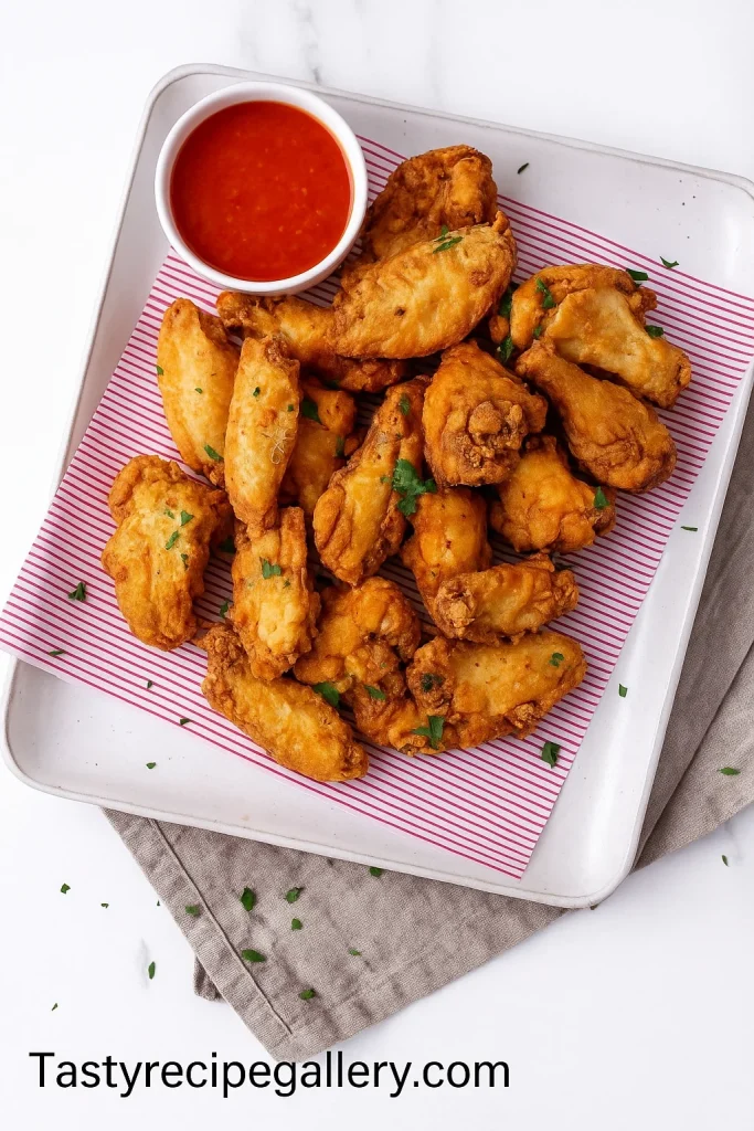 Crispy Fried Chicken Wings Recipe 3 Crispy Fried Chicken Wings Recipe