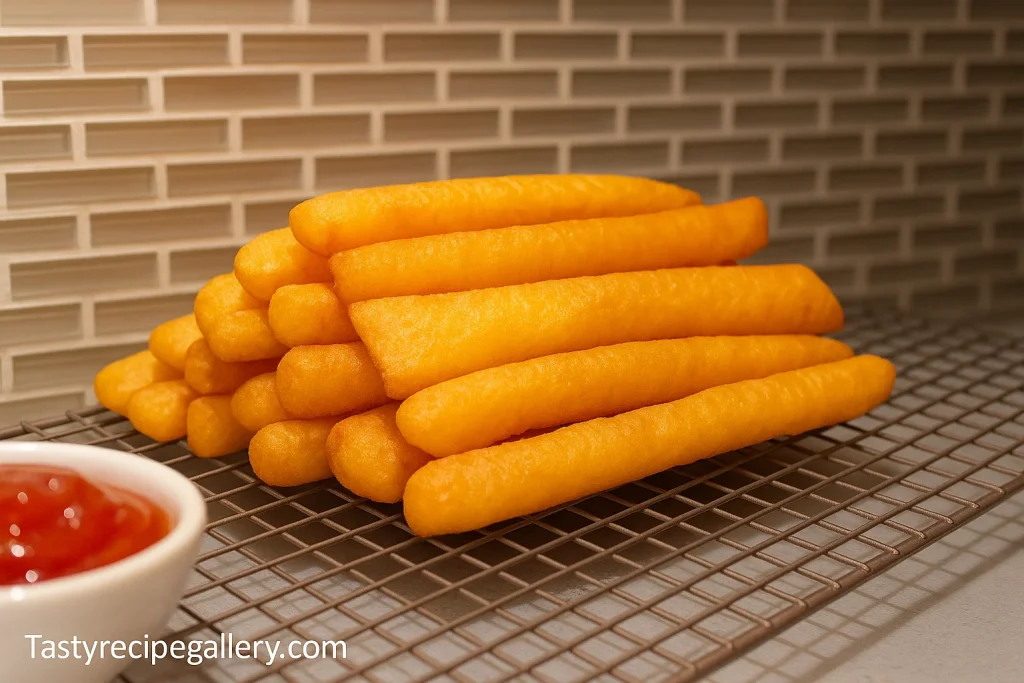 Crispy Potato Cheese Sticks Recipe 4 Crispy Potato Cheese Sticks Recipe