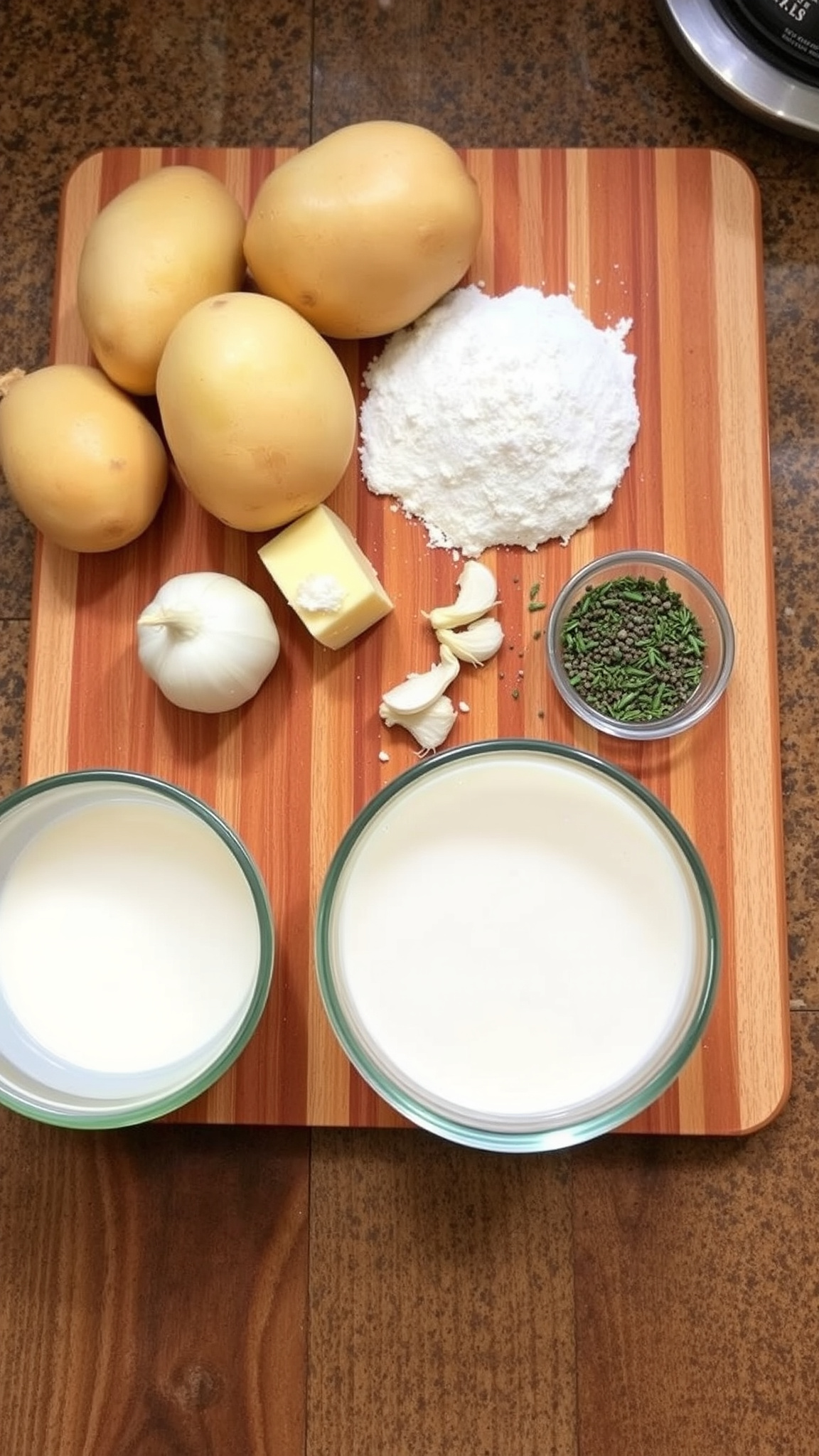 Creamy Classic Scalloped Potatoes Recipe 3 Ingredients List