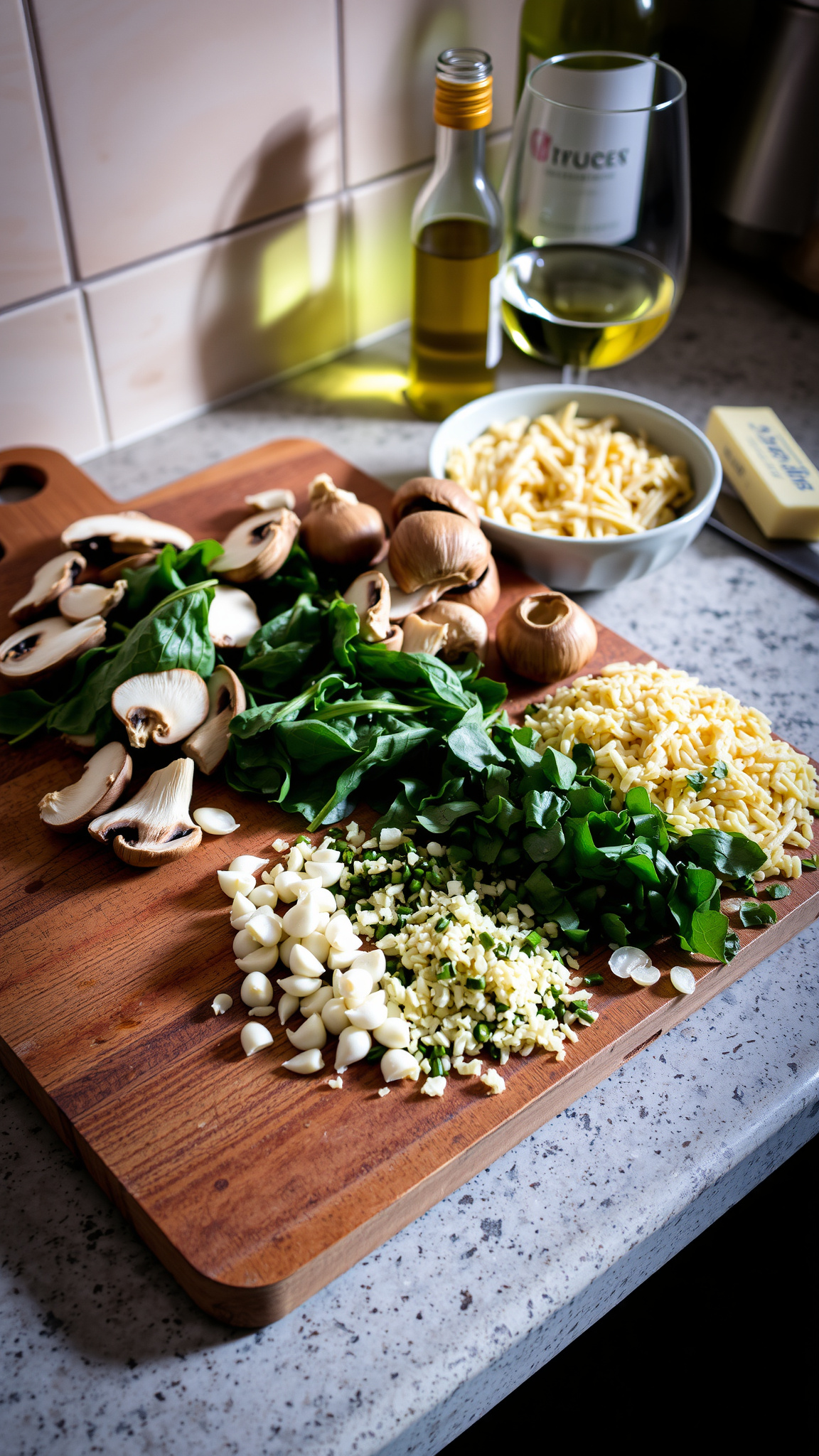 Creamy Mushroom and Spinach Orzo: A One-Pot Weeknight Dinner 3 Ingredients You Will Need