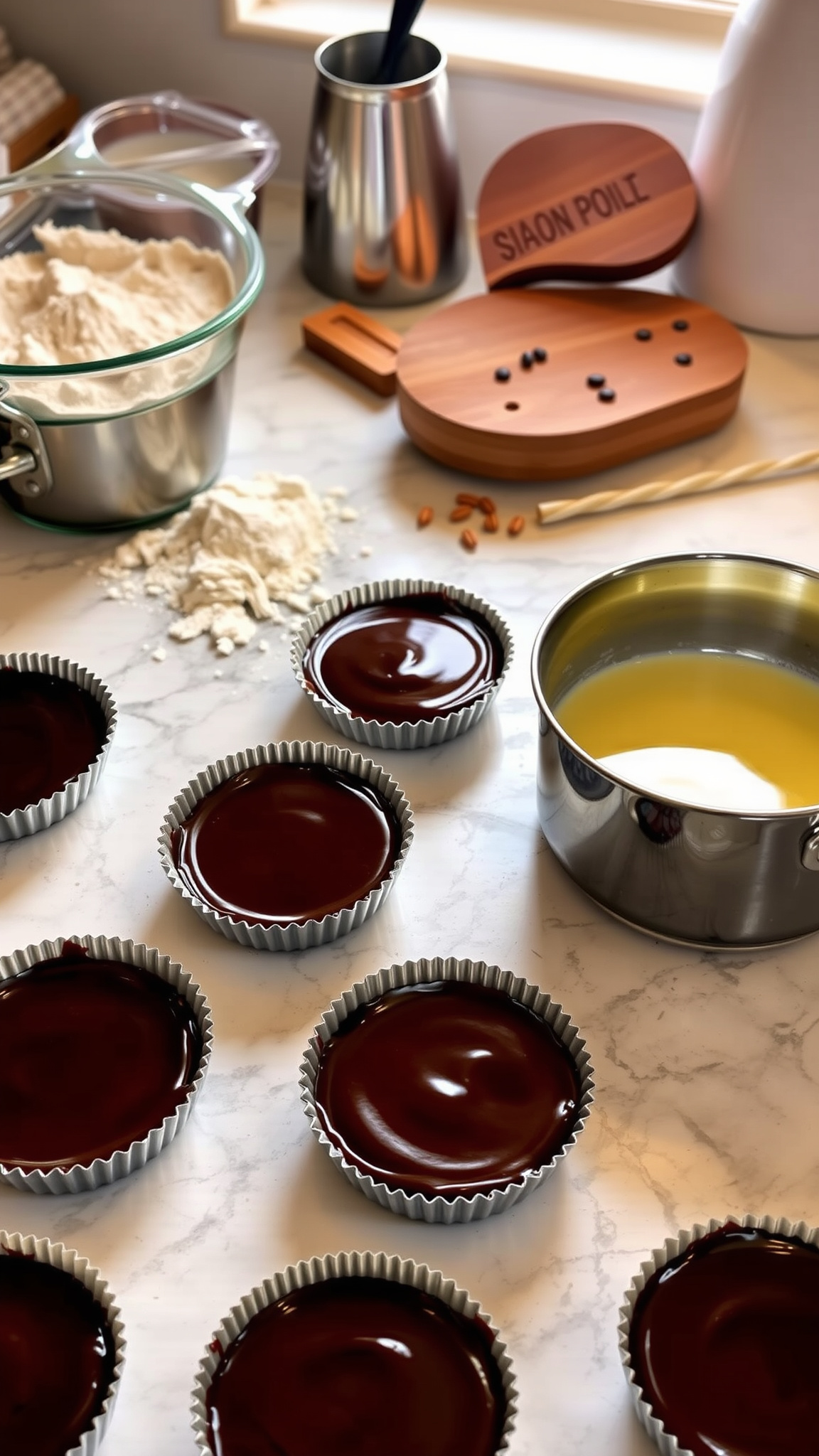 Sugar Free Chocolate Tarts 4 Step-by-Step Instructions