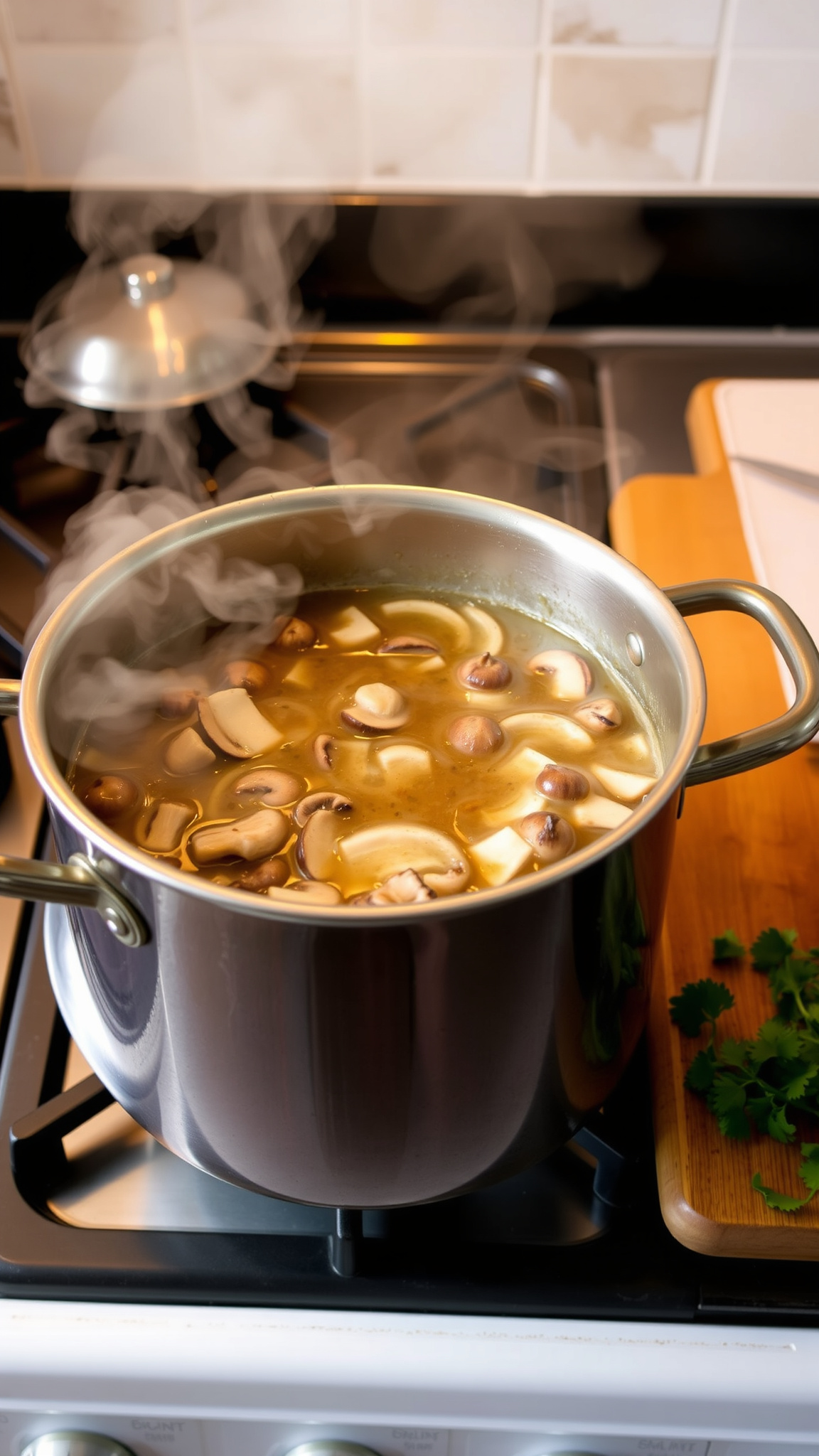 Mushroom Soup Recipe 3 Step-by-Step Instructions